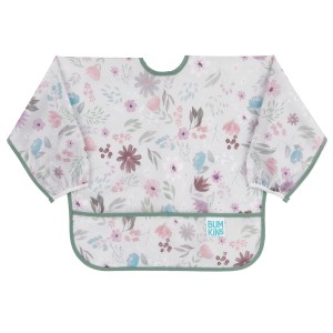 Mouwslab - Grijs Bloemen