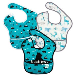 SuperBib® Lätzchen (3er-Pack) - Feed Me Bear, Wildlife, Outdoors
