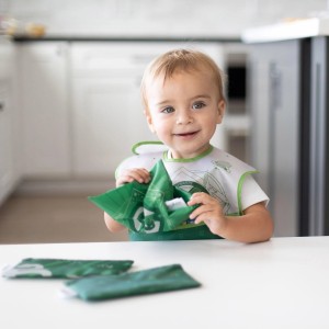 Herbruikbaar snackzakje (3 stuks) - Harry Potter™️ Slytherin™