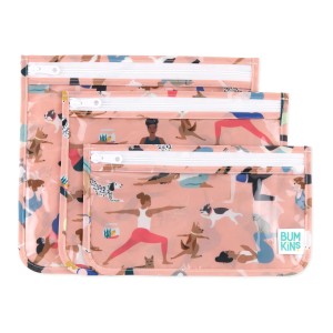 Neceseres con frontal transparente (3 paquete) - Yoga Pals