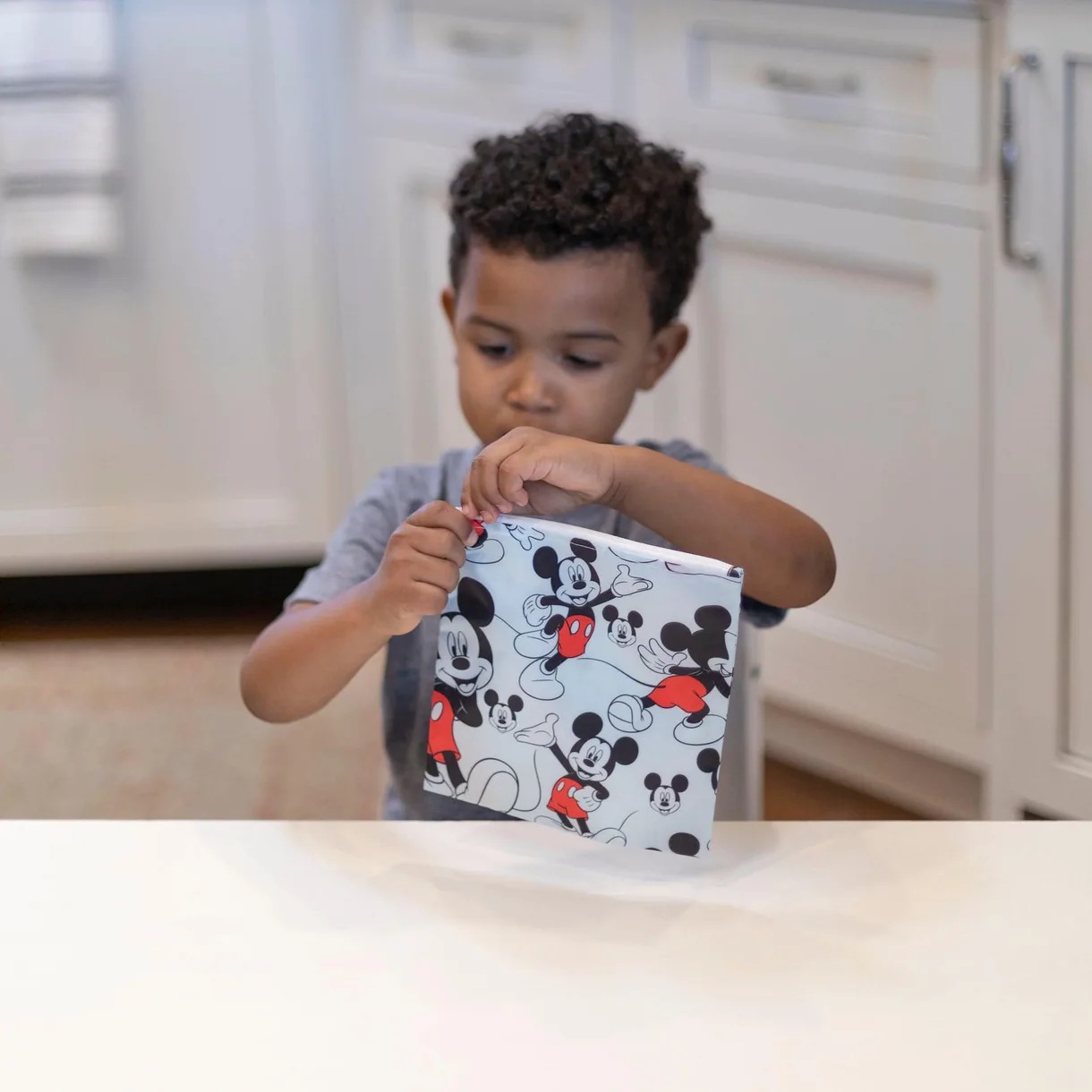 Reusable Snack Bag - Large - Mickey Mouse - Blue