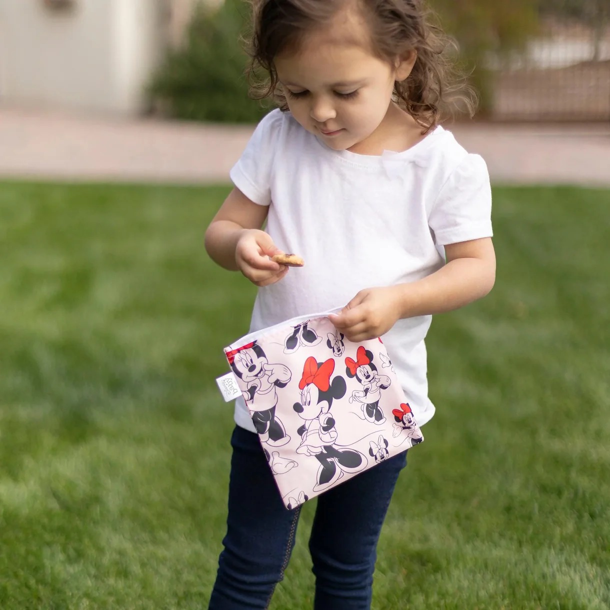 Reusable Snack Bag - Large - Disney Minnie Mouse - Pink