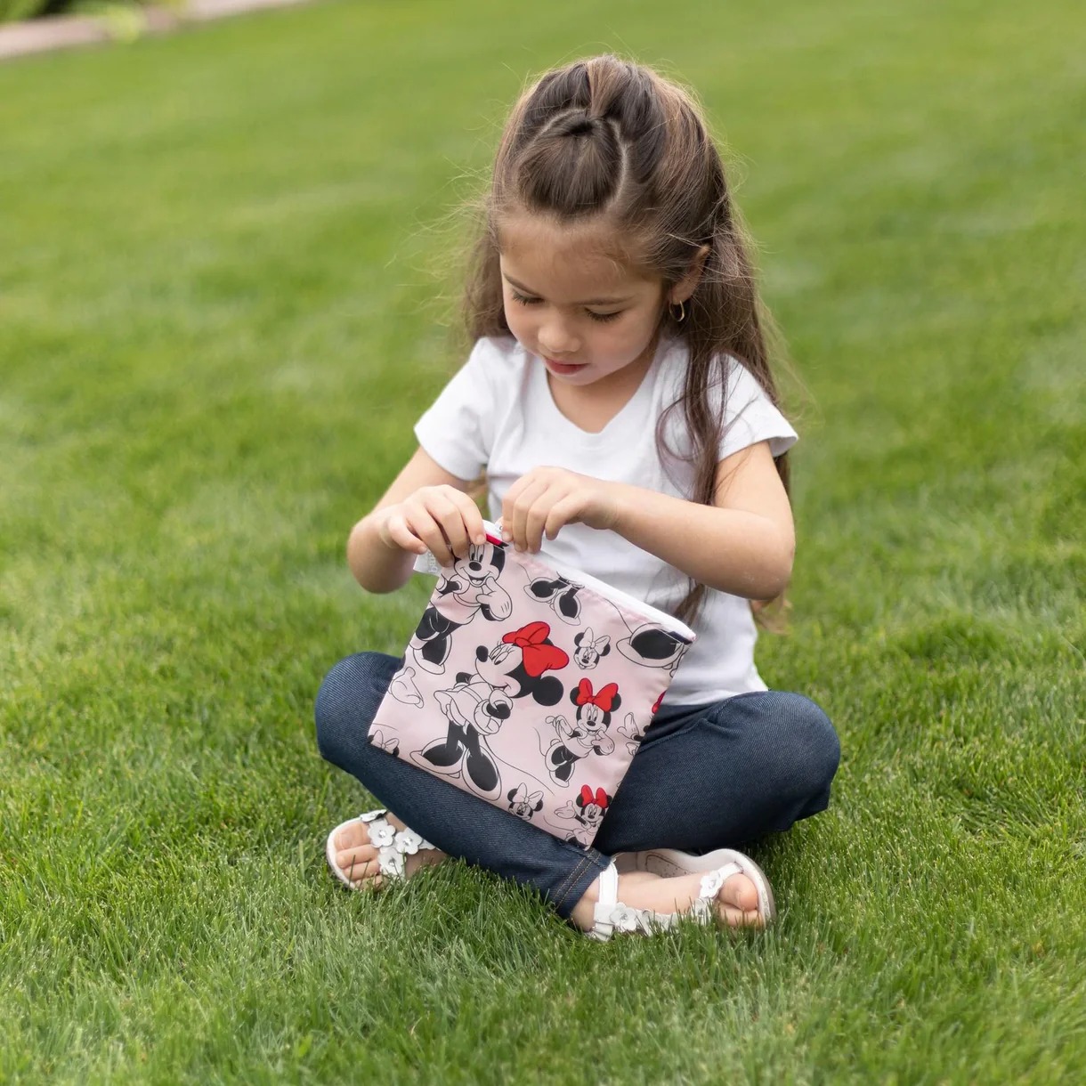 Reusable Snack Bag - Large - Disney Minnie Mouse - Pink