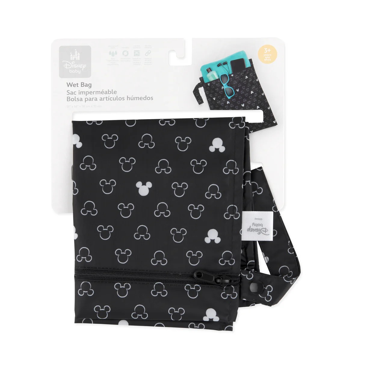 Wet Bag - Disney Mickey Mouse - Icon Black + White