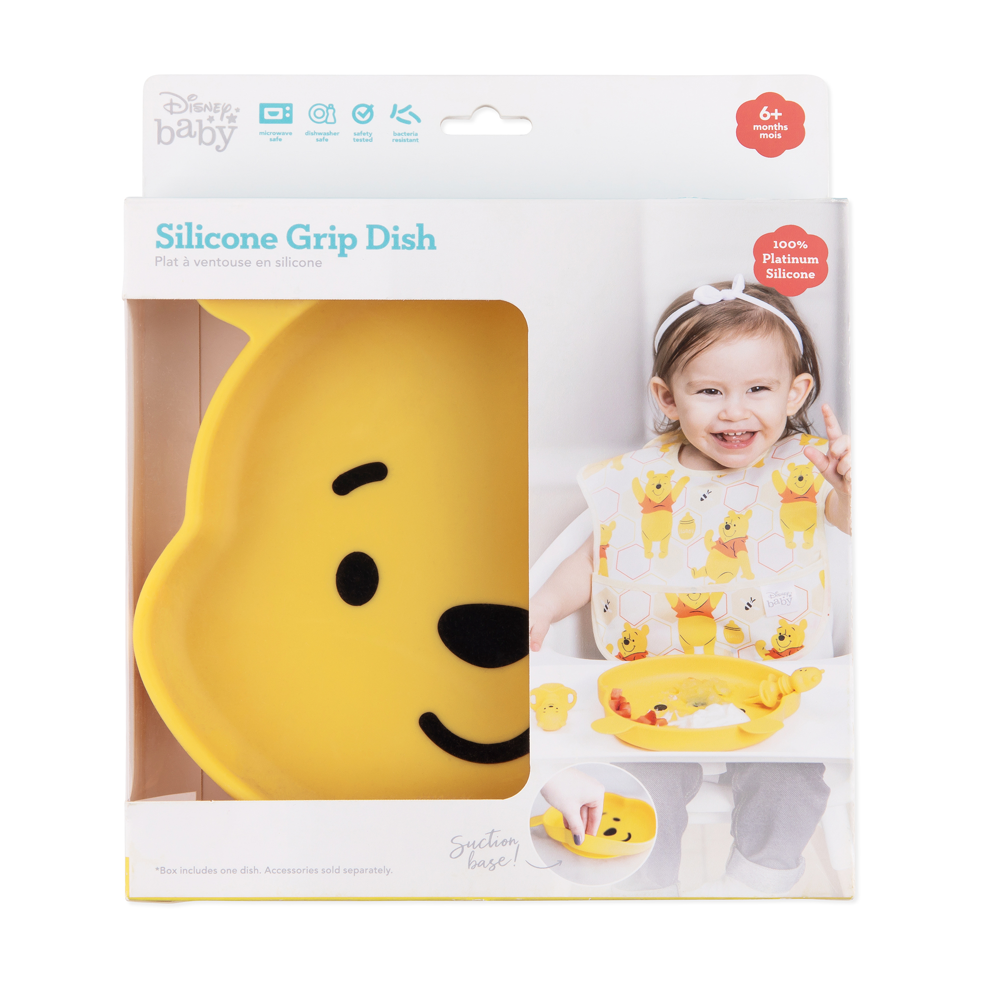 Siliconen vakjesbord met zuignap - Disney Winnie the Pooh