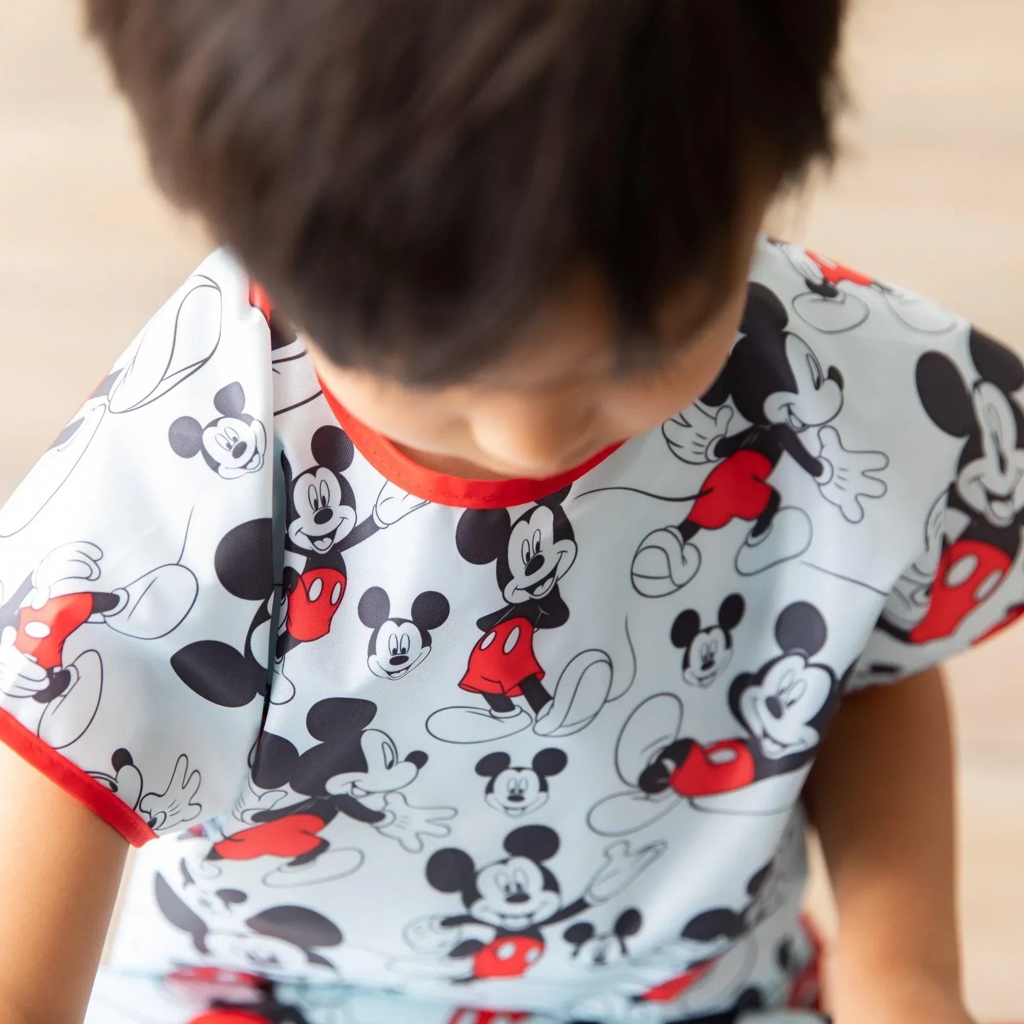 Short-Sleeved Art Smock - Disney Mickey Mouse - Blue