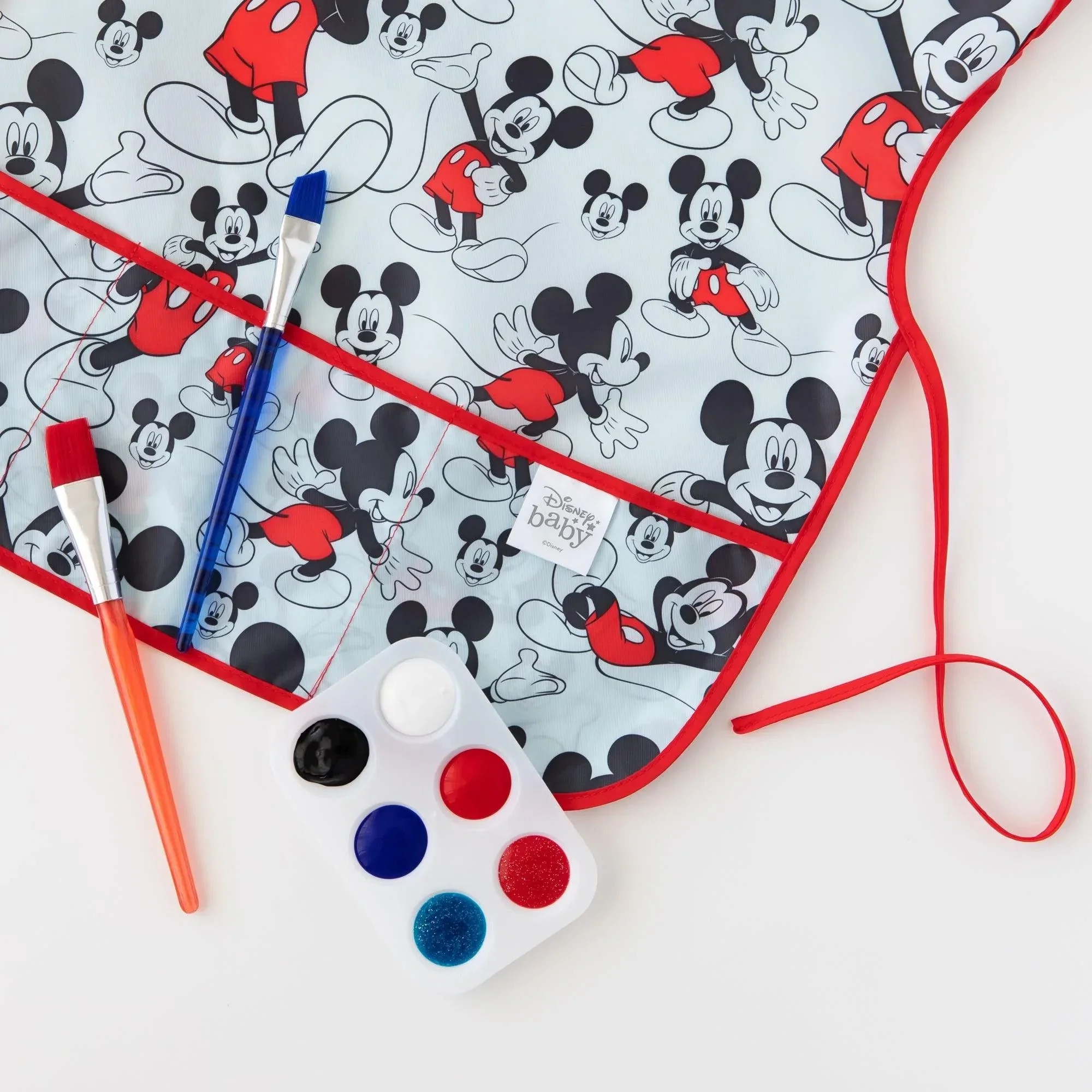 Short-Sleeved Art Smock - Disney Mickey Mouse - Blue