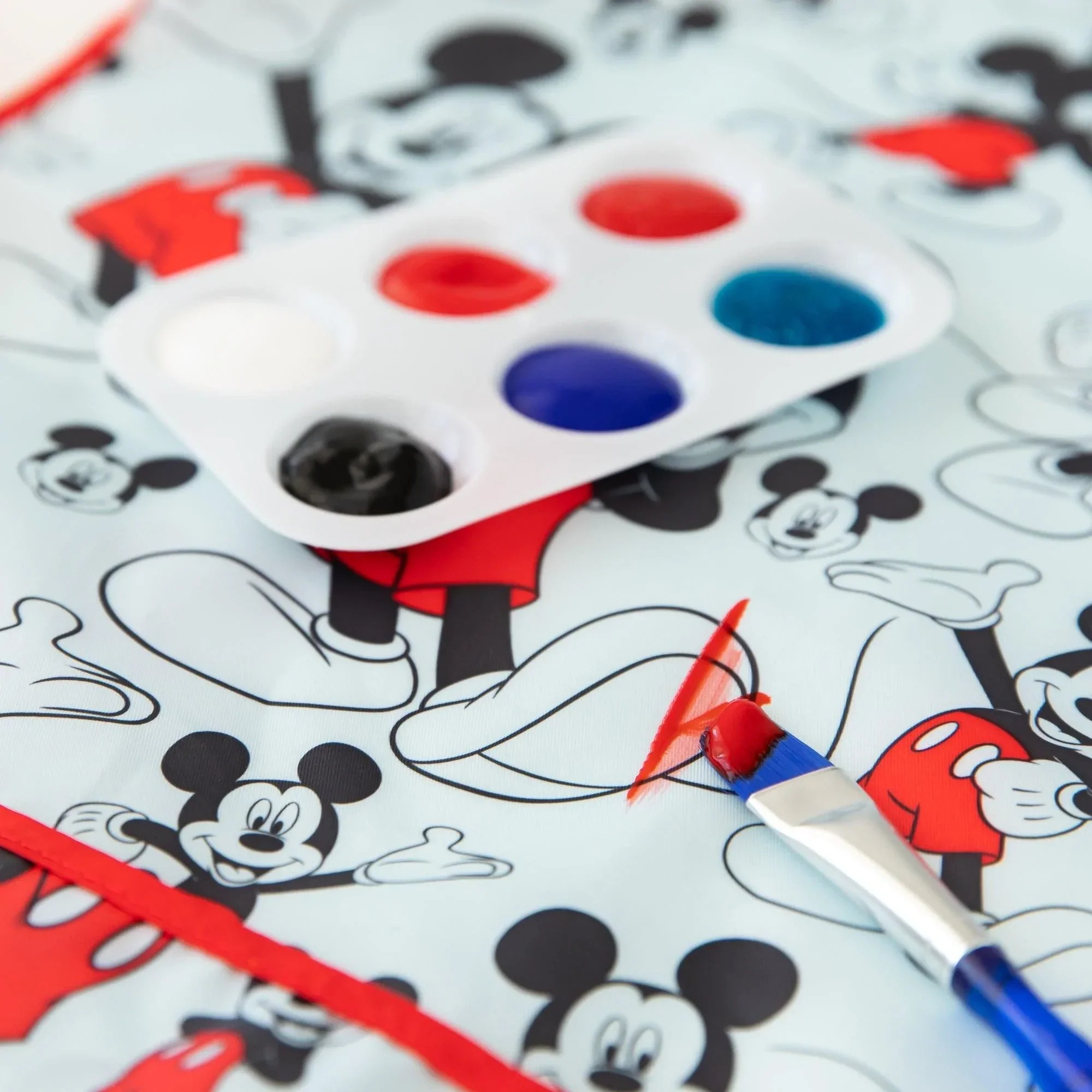 Short-Sleeved Art Smock - Disney Mickey Mouse - Blue