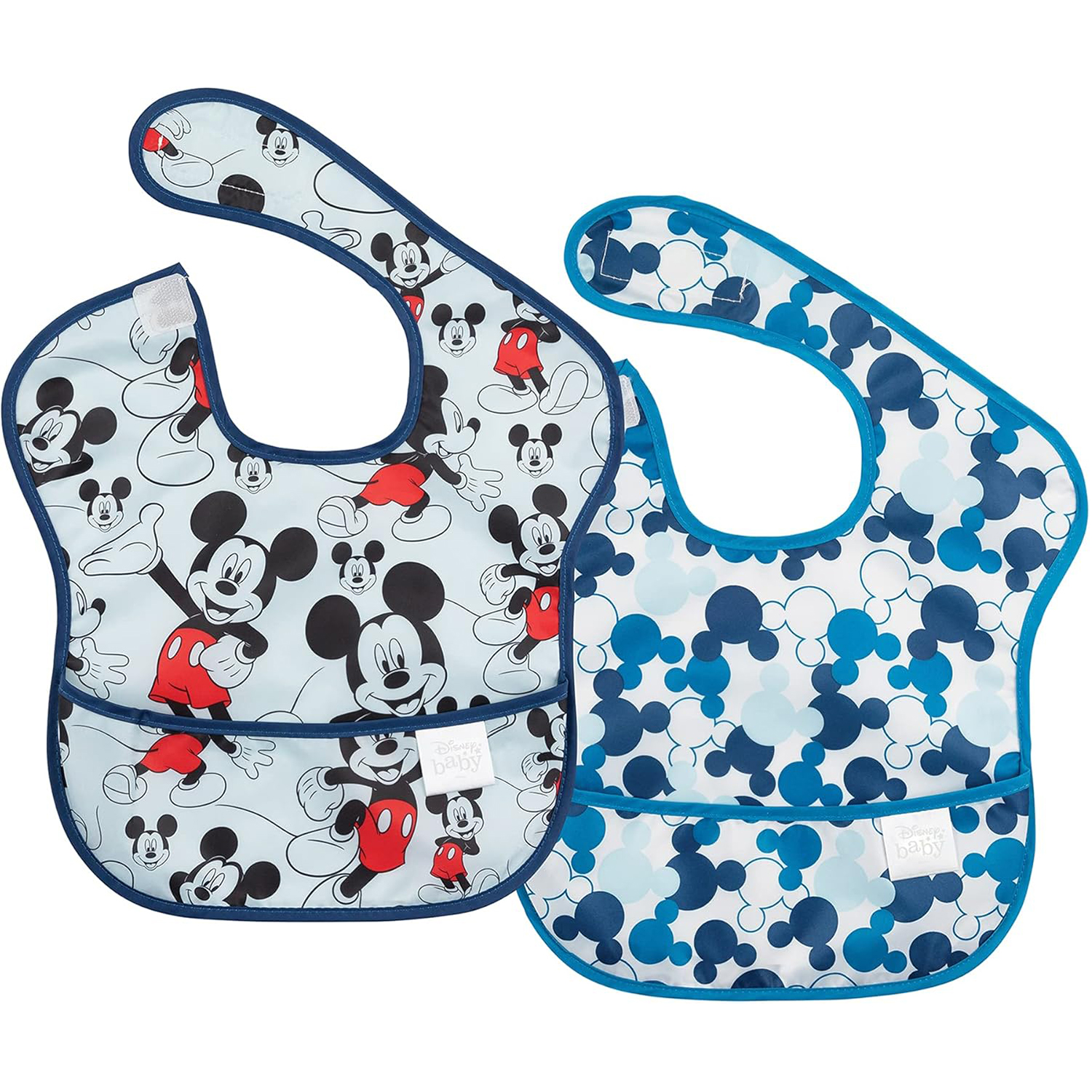 SuperBib® (2 pack) - Disney Mickey Mouse - Blue