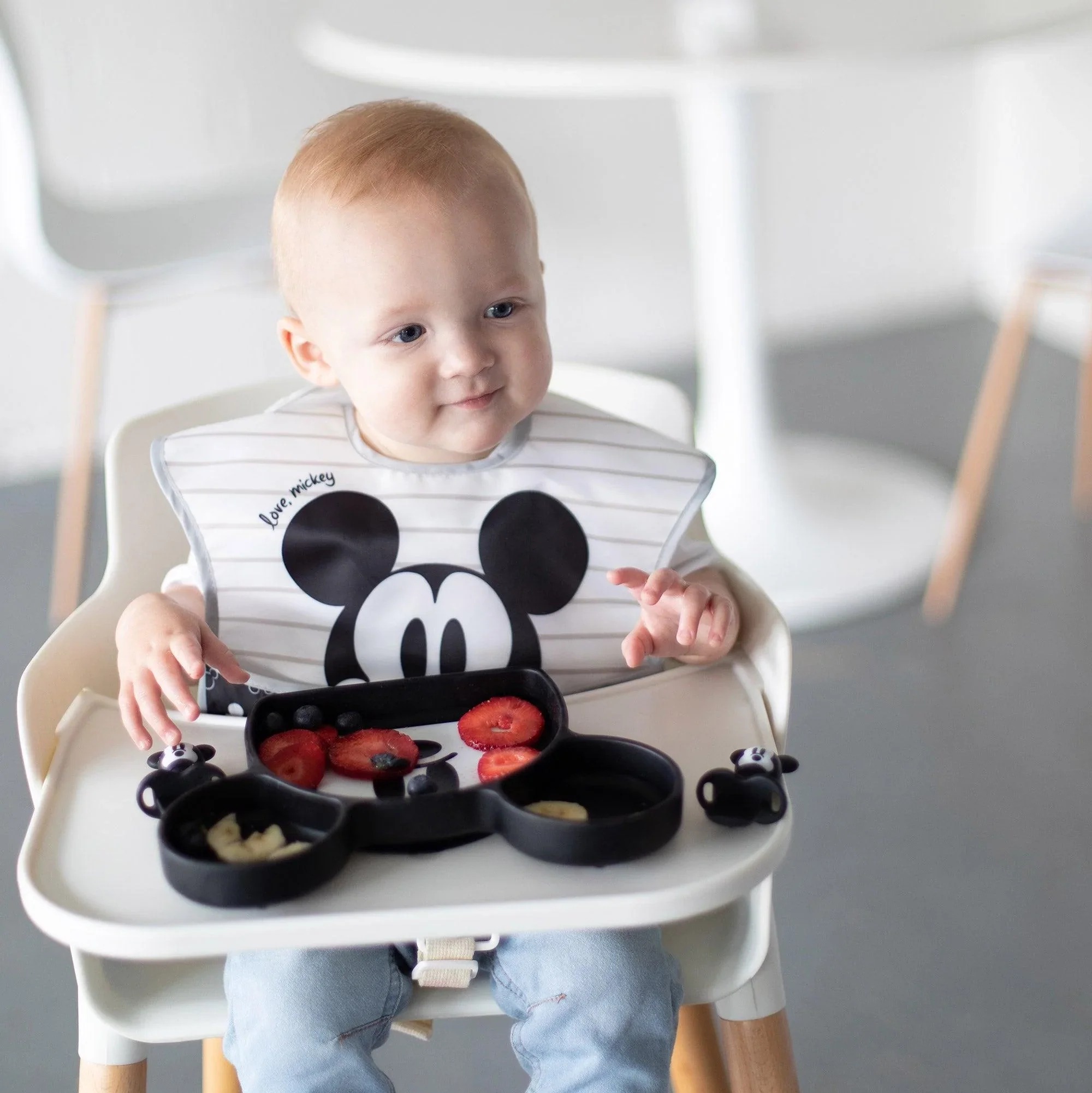 Plat à ventouse en silicone - Disney Mickey Mouse