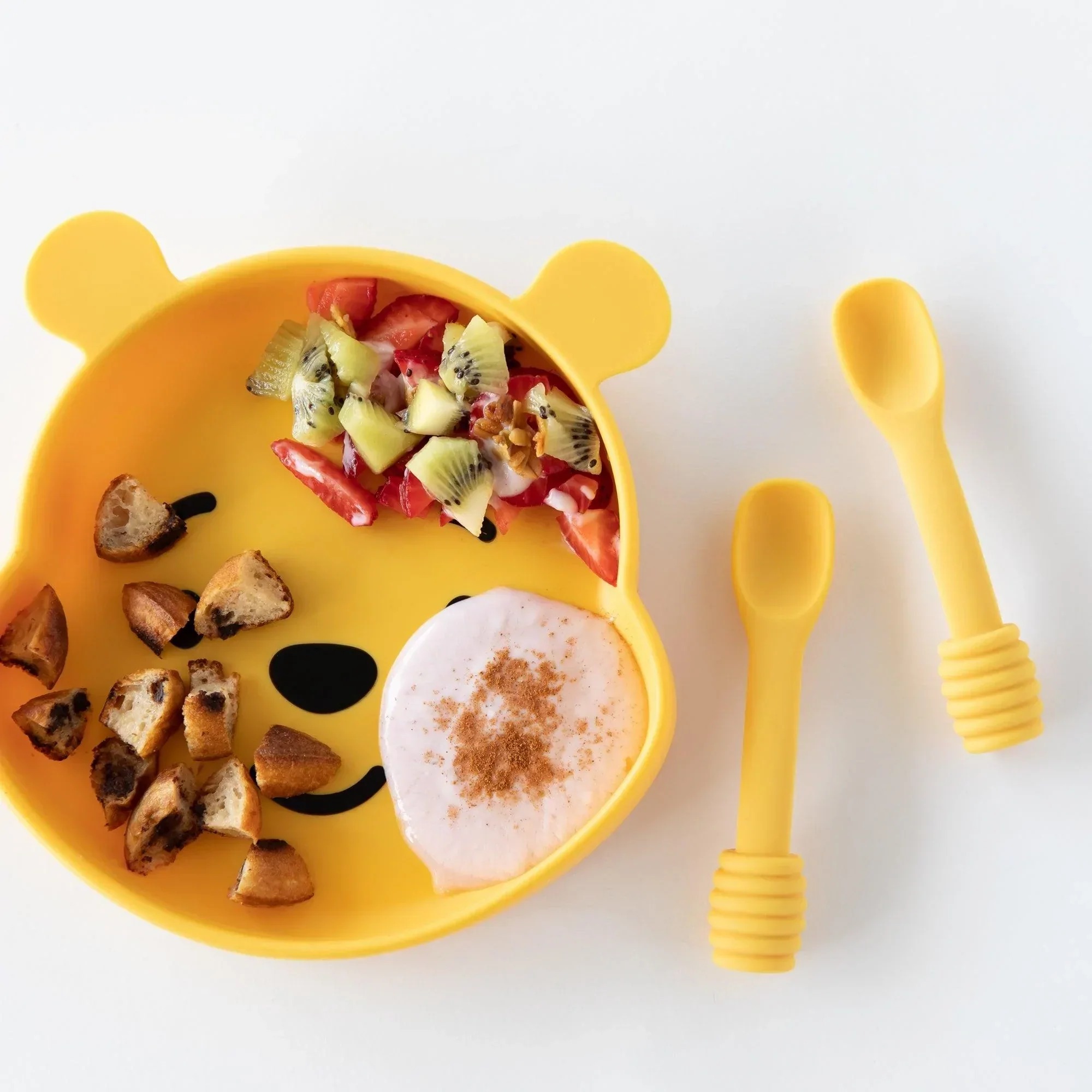 Siliconen vakjesbord met zuignap - Disney Winnie the Pooh