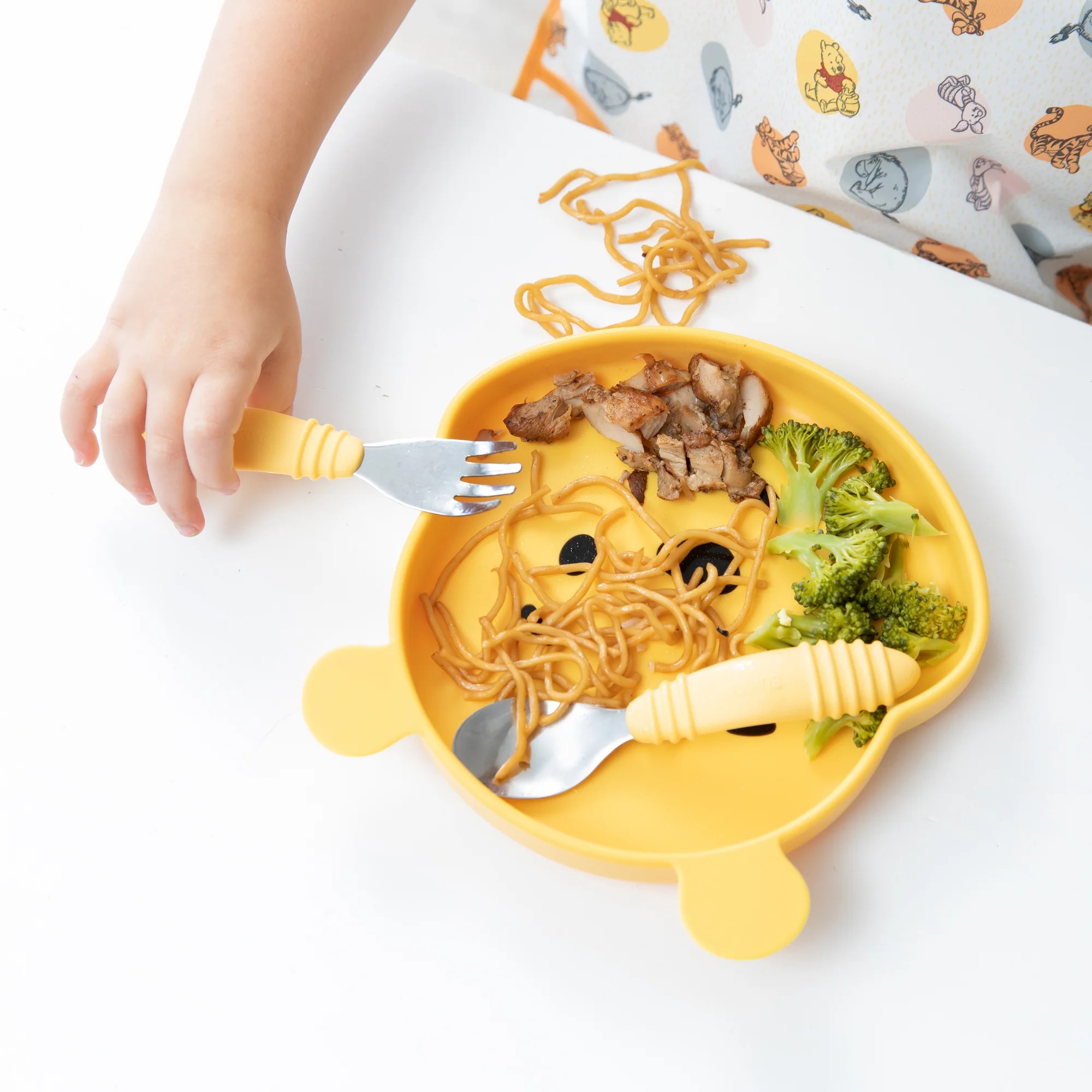 Siliconen vakjesbord met zuignap - Disney Winnie the Pooh