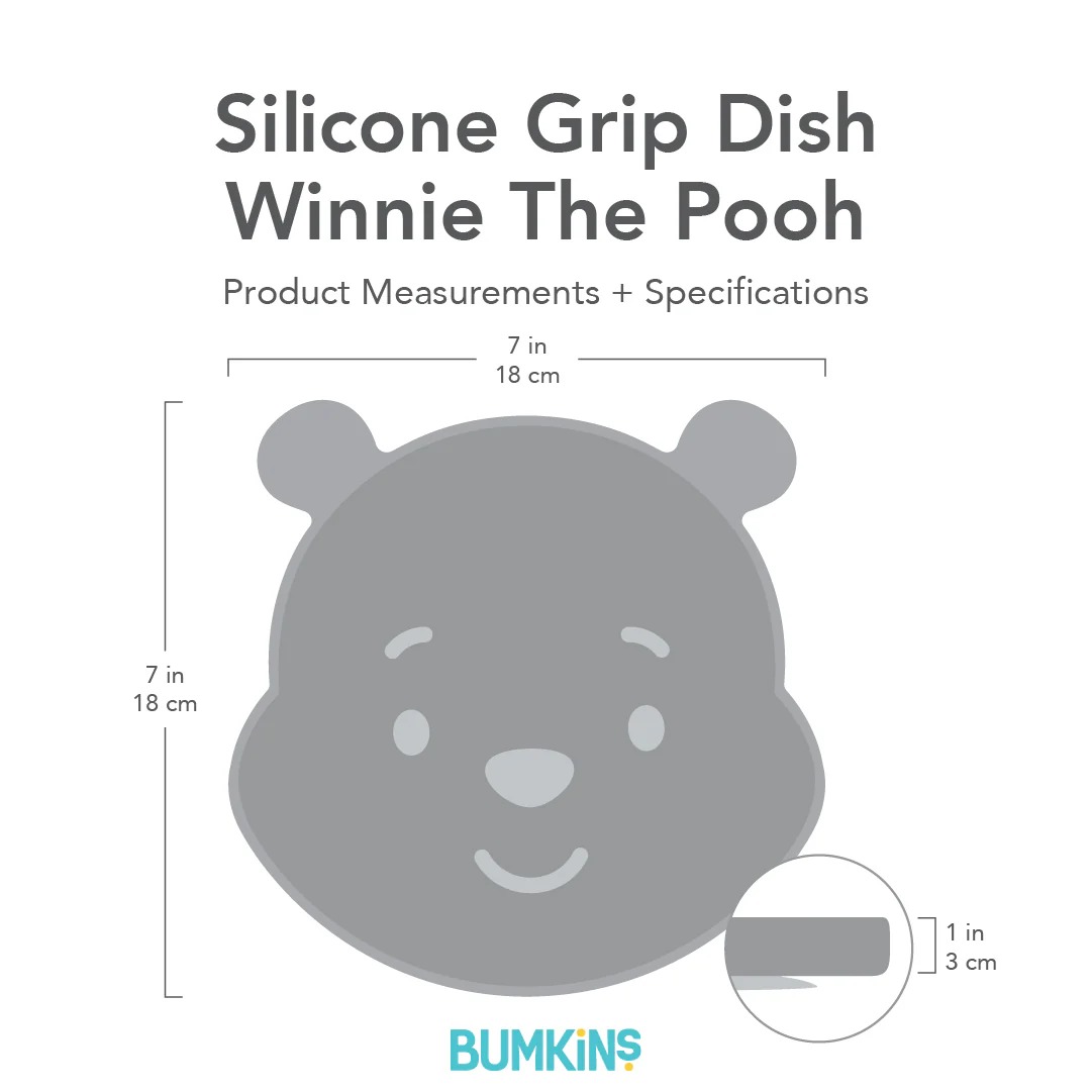 Siliconen vakjesbord met zuignap - Disney Winnie the Pooh