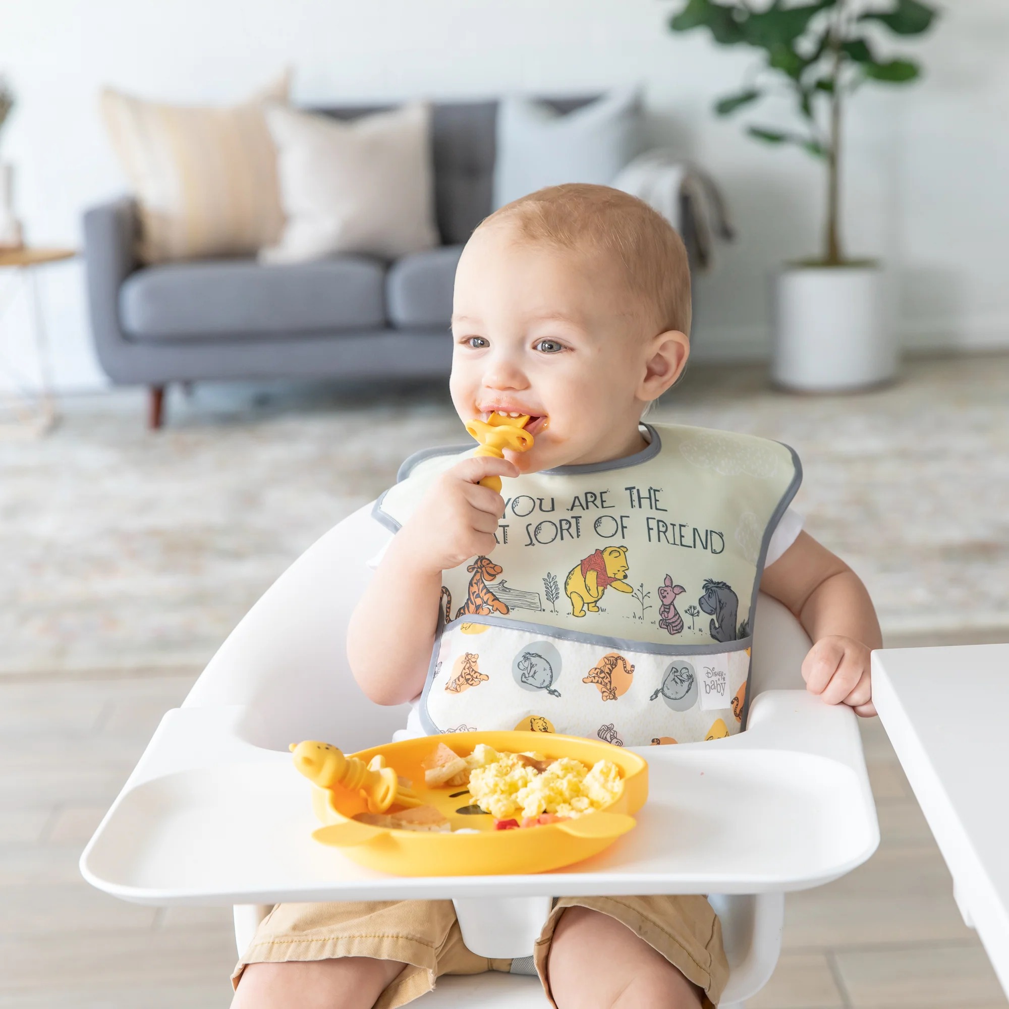 Siliconen vakjesbord met zuignap - Disney Winnie the Pooh
