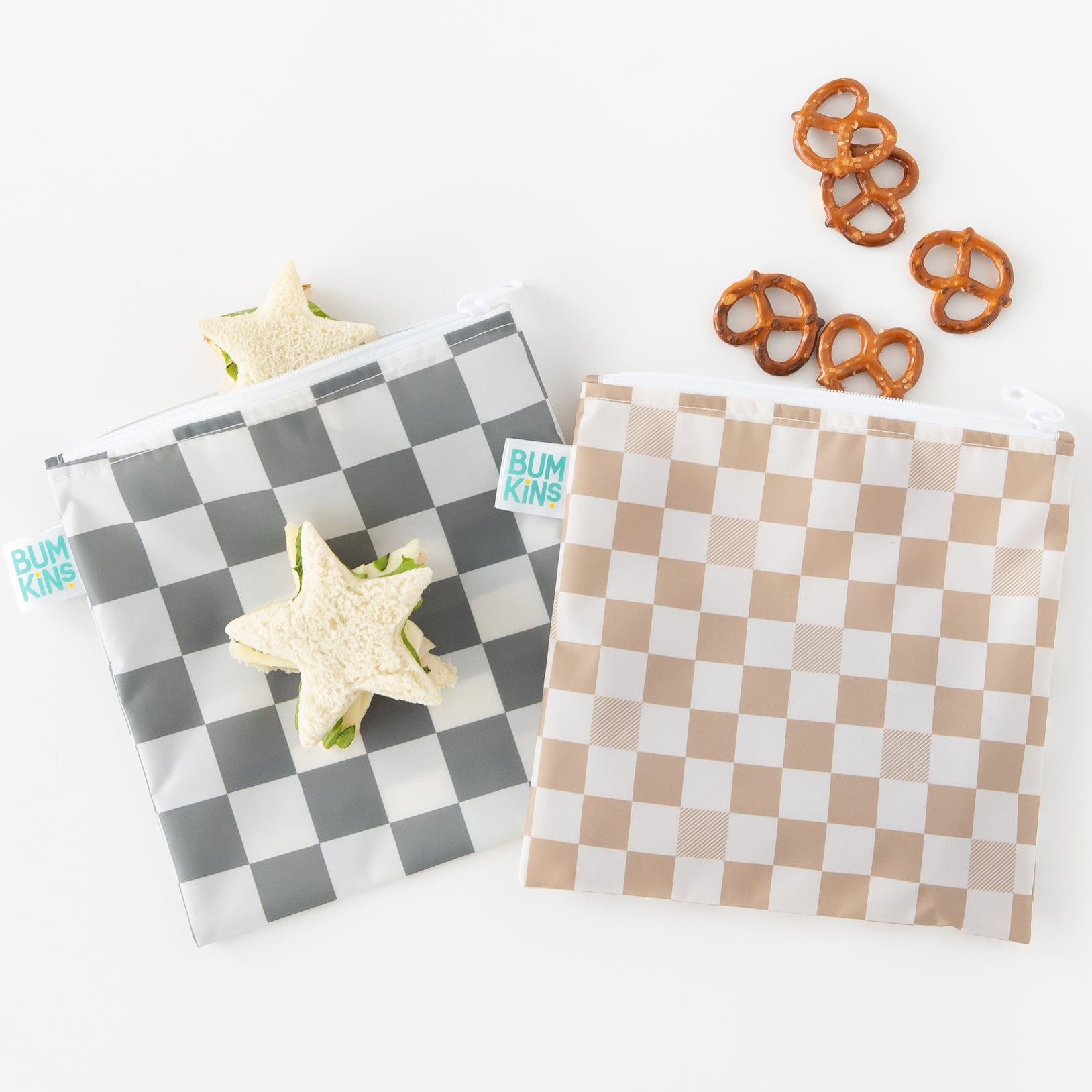 Reusable Snack Bag - Large (2 pack) - Double Check